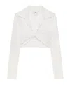 Courrèges Hemd Mit Twist-detail In White
