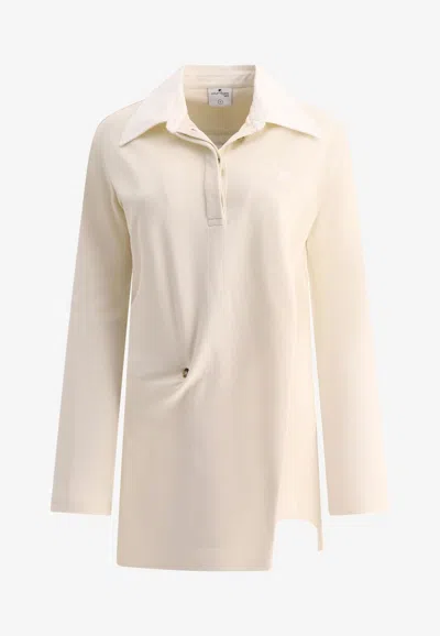 COURRÈGES TWIST POLO MINI DRESS
