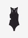 Courrèges Twist Cut-out Knot Swimsuit