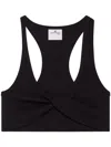 Courrèges Twist Top In ブラック
