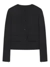 Courrèges Two-pocket Jacket In Black