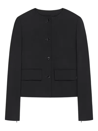 Courrèges Two-pocket Jacket In Black