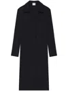 Courrèges Two-pocket Midi Dress In ブラック