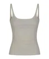 Courrèges U-neck Tank Top In Gray