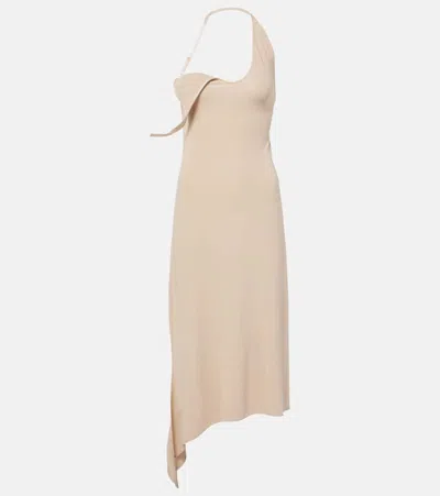 COURRÈGES COURRÈGES UNDRESSED ASYMMETRICAL MIDI DRESS