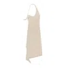 Courrèges Beige Undressed Jersey Maxi Dress In Neutral