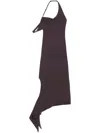 Courrèges Undressed Dress In Brown