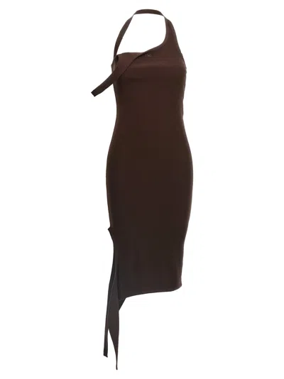 Courrèges Brown Undressed Dress