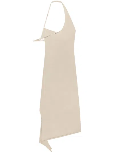 Courrèges Undressed Midikleid In Beige