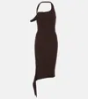 Courrèges Knit Dress In Brown