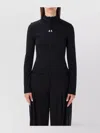 Courrèges Biker Tracksuit Interlock Jacket In Black