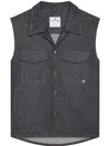 Courrèges Utility Jeanshemd In Grau