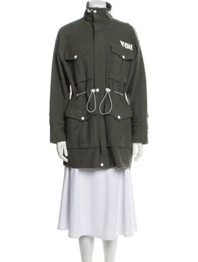 Pre-owned Courrèges Utility Jacket In Green