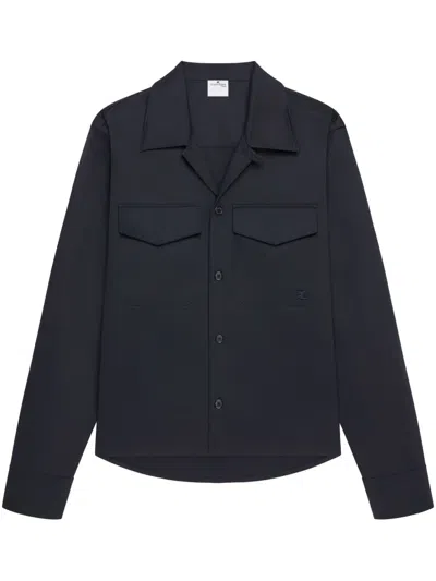 Courrèges Utility Shirt In Blue