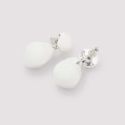 Courrèges V-neck Oversized Sports Polo In White