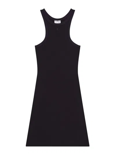Courrèges Courreges Women Short Scuba Dress In Black