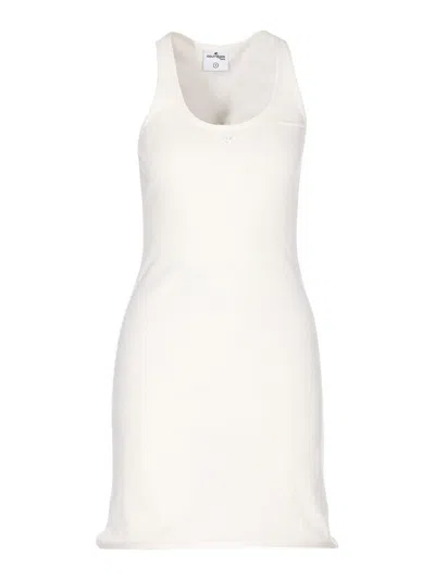 COURRÈGES VESTIDO MIDI - BLANCO