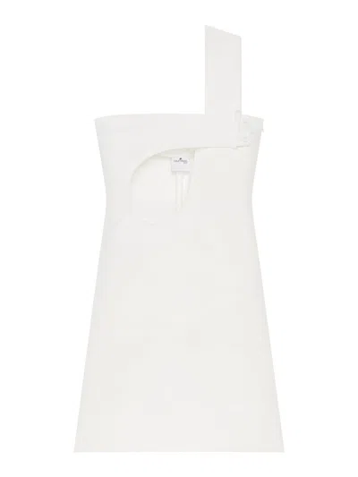 Courrèges Vestido Midi - Blanco In White