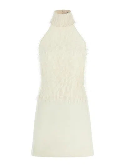 COURRÈGES VESTIDO MIDI - BLANCO