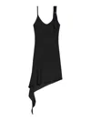 Courrèges Dress With Knot In Black