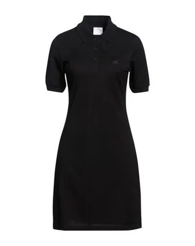 Courrèges Mini Dress In Nero