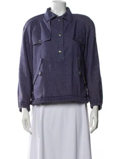 Pre-owned Courrèges Vintage 1960's Jacket In Blue