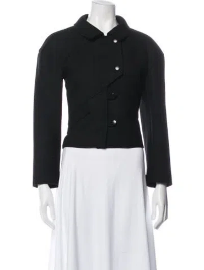 Pre-owned Courrèges Vintage 1970's Blazer In Black