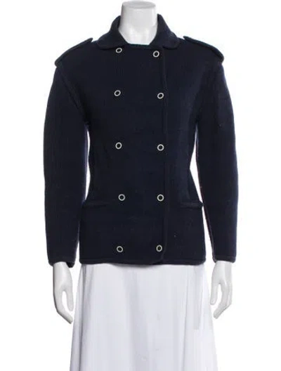 Pre-owned Courrèges Vintage 1970's Jacket In Blue