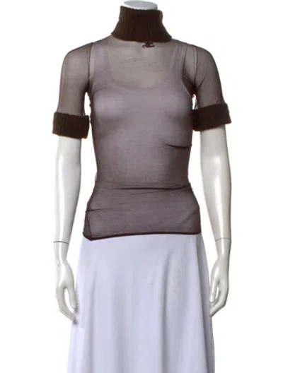 Pre-owned Courrèges Vintage 1970's Sweater In Brown