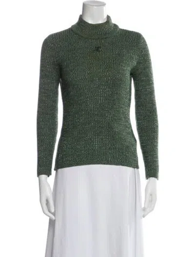 Pre-owned Courrèges Vintage 1970's Sweater In Green