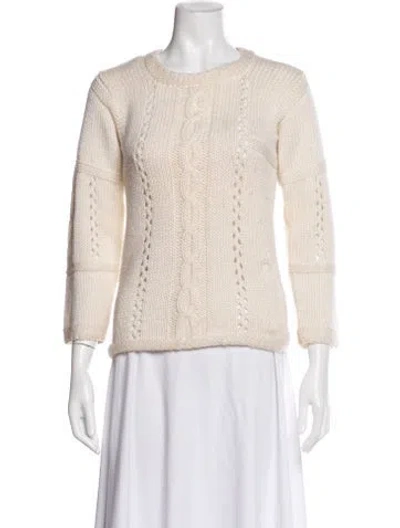 Pre-owned Courrèges Vintage 1970's Sweater In Neutral