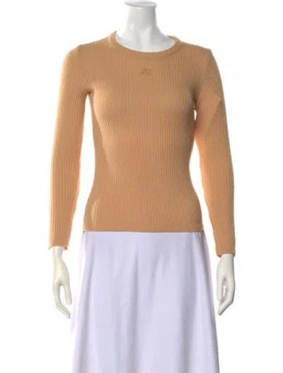 Pre-owned Courrèges Vintage 1970's Sweater In Neutrals