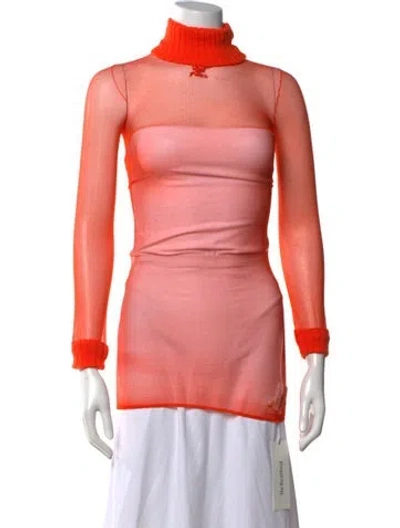 Pre-owned Courrèges Vintage 1970's Sweater In Orange