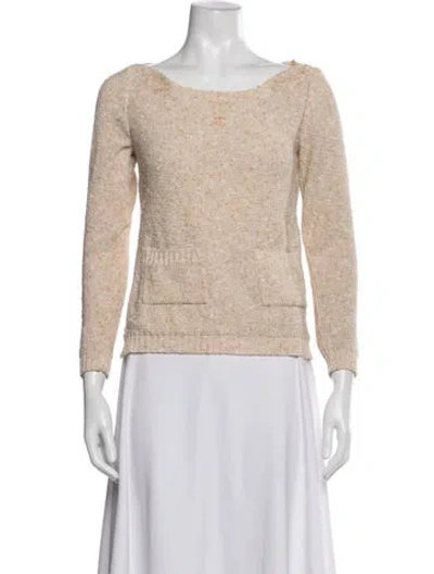 Pre-owned Courrèges Vintage 1970's Top In Neutrals
