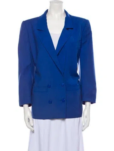 Pre-owned Courrèges Vintage 1980's Blazer In Blue