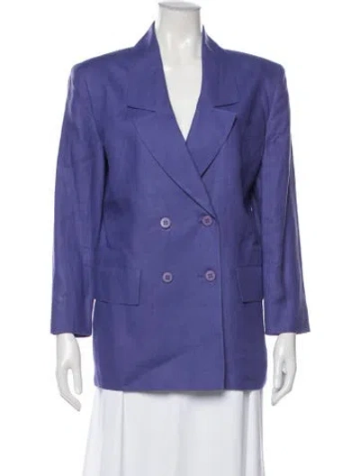 Pre-owned Courrèges Vintage 1980's Blazer In Purple