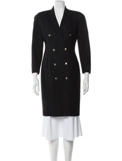 Pre-owned Courrèges Vintage 1980's Coat In Black