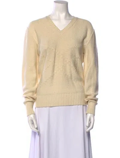 Pre-owned Courrèges Vintage 1980's Pullover In Neutral