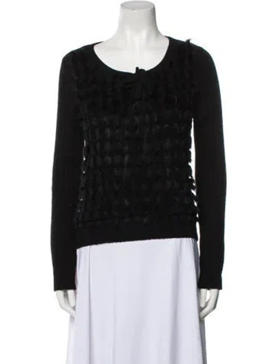 Pre-owned Courrèges Vintage 1990's Sweater In Black