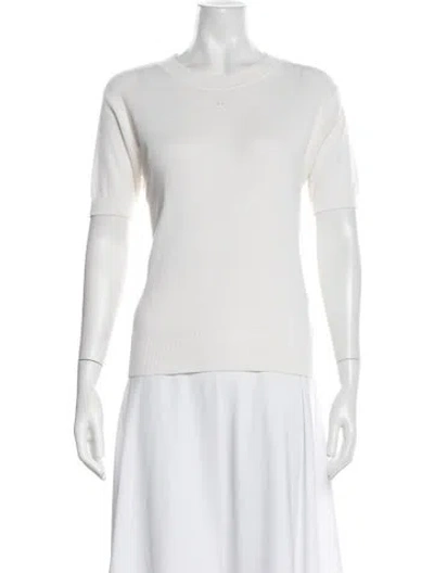 Pre-owned Courrèges Vintage 1990's Top In White