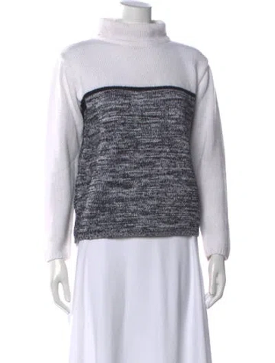 Pre-owned Courrèges Vintage 2000's Sweater In Black/white