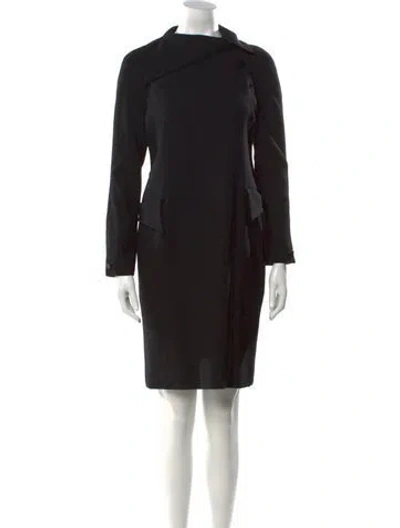 Pre-owned Courrèges Vintage Knee-length Dress In Black