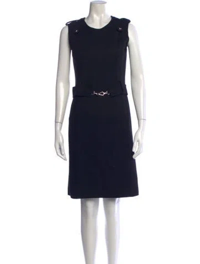 Pre-owned Courrèges Vintage Knee-length Dress In Black