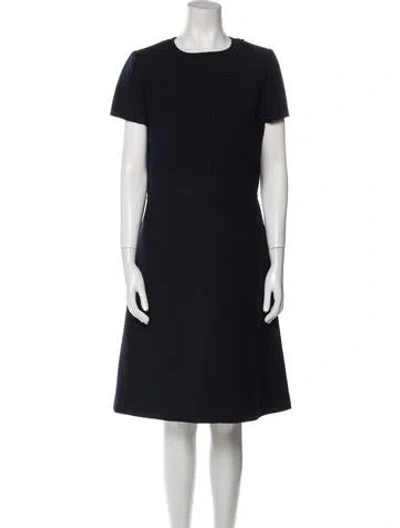 Pre-owned Courrèges Vintage Knee-length Dress In Blue