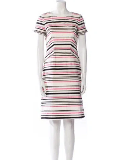Pre-owned Courrèges Vintage Knee-length Dress In White