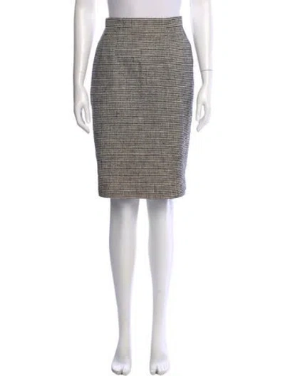 Pre-owned Courrèges Vintage Knee-length Skirt In Black