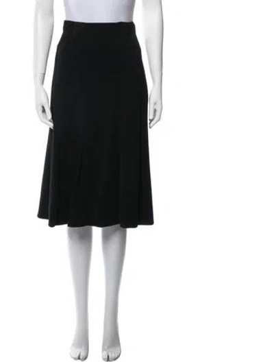 Pre-owned Courrèges Vintage Knee-length Skirt In Black