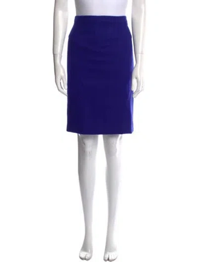 Pre-owned Courrèges Vintage Knee-length Skirt In Blue