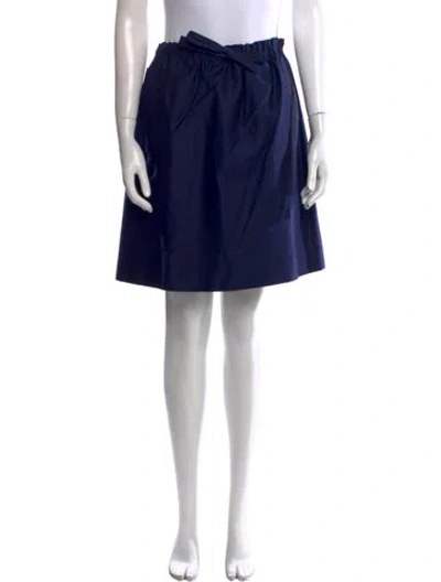 Pre-owned Courrèges Vintage Knee-length Skirt In Blue