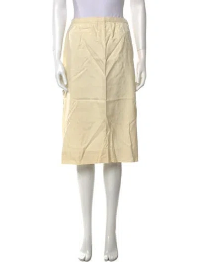 Pre-owned Courrèges Vintage Knee-length Skirt In Neutral